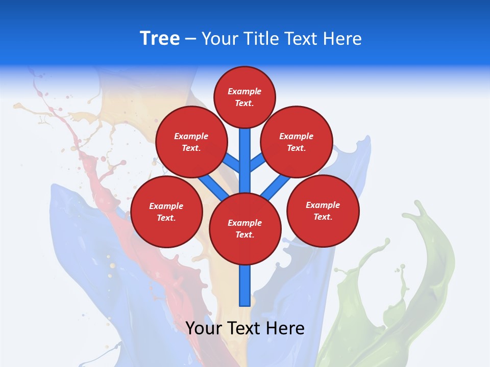 Fresh Splash Yellow PowerPoint Template