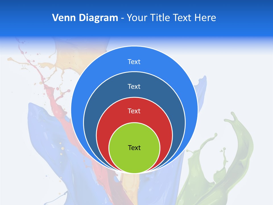 Fresh Splash Yellow PowerPoint Template