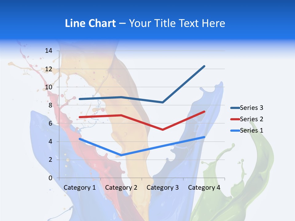 Fresh Splash Yellow PowerPoint Template
