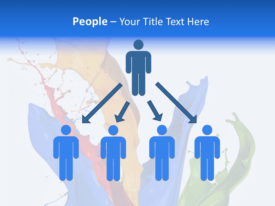 Fresh Splash Yellow PowerPoint Template