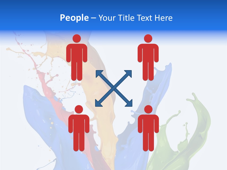 Fresh Splash Yellow PowerPoint Template