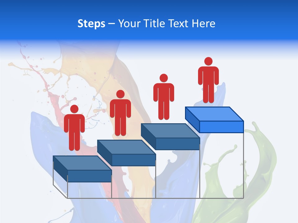 Fresh Splash Yellow PowerPoint Template