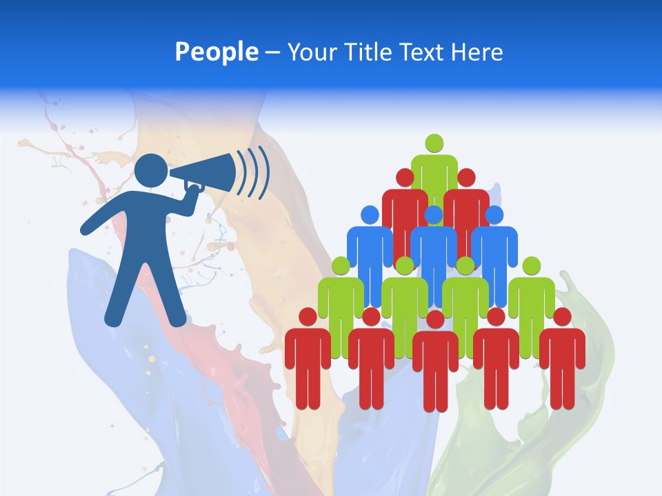 Fresh Splash Yellow PowerPoint Template