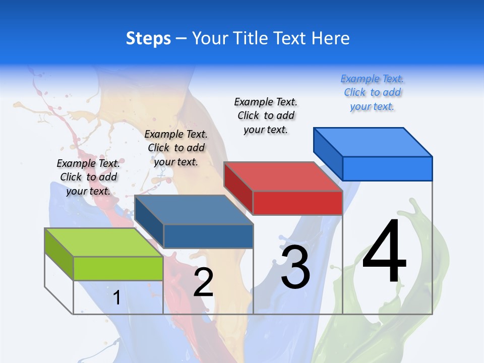 Fresh Splash Yellow PowerPoint Template
