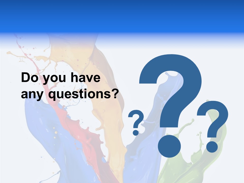 Fresh Splash Yellow PowerPoint Template