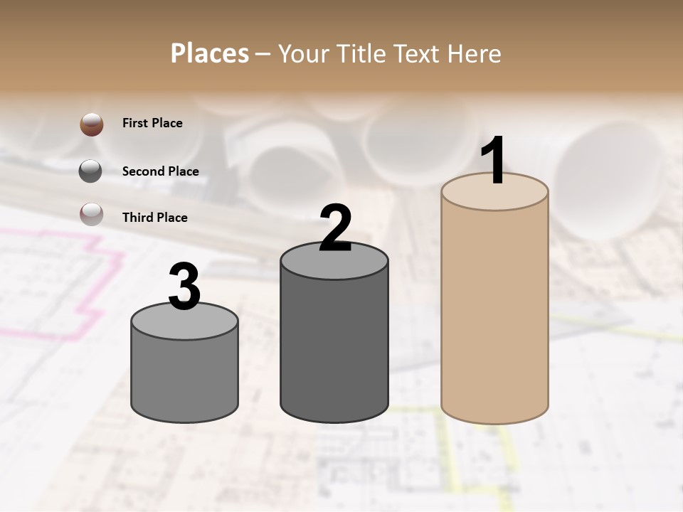 Architectural Document Paperwork PowerPoint Template