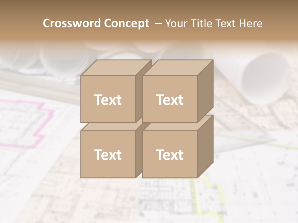 Architectural Document Paperwork PowerPoint Template