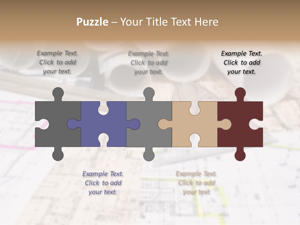 Architectural Document Paperwork PowerPoint Template