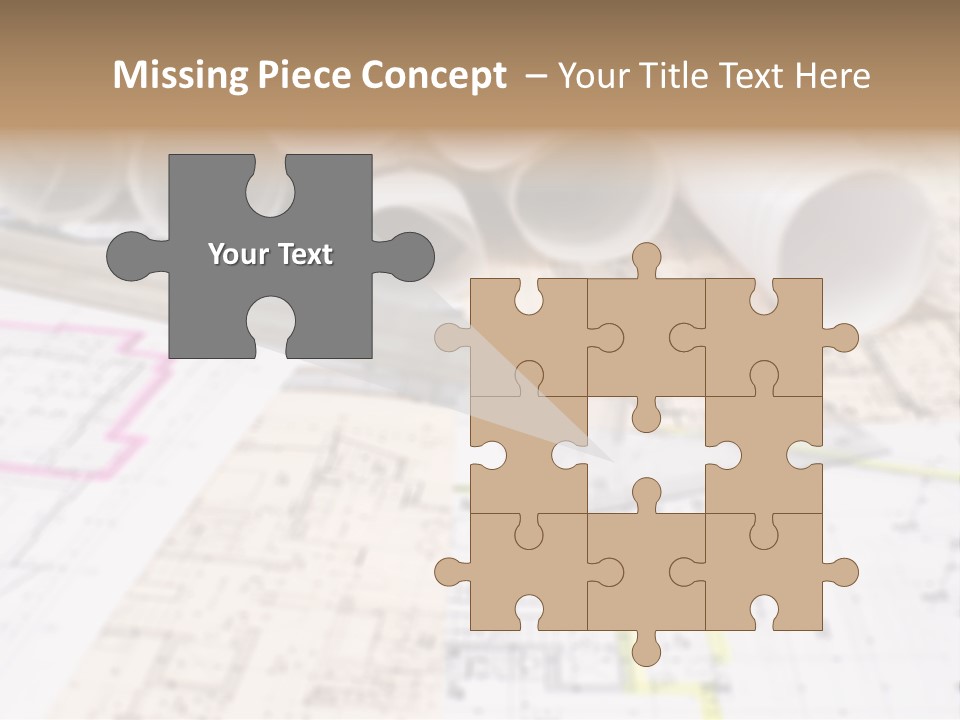 Architectural Document Paperwork PowerPoint Template