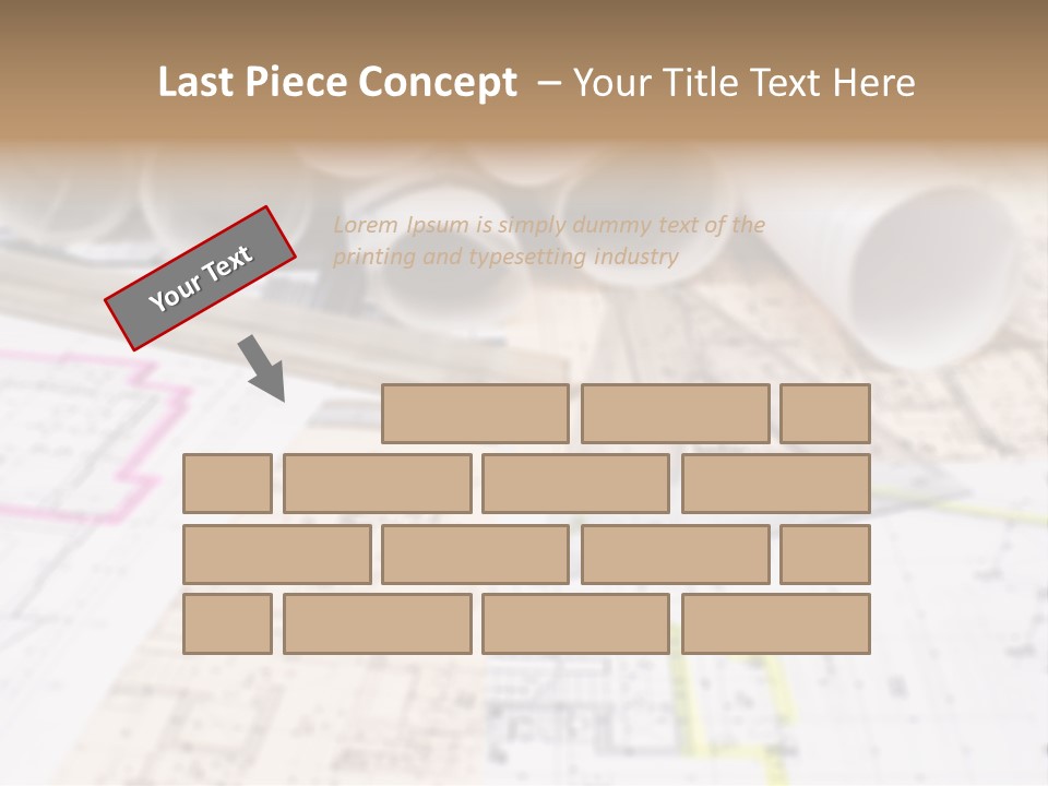 Architectural Document Paperwork PowerPoint Template