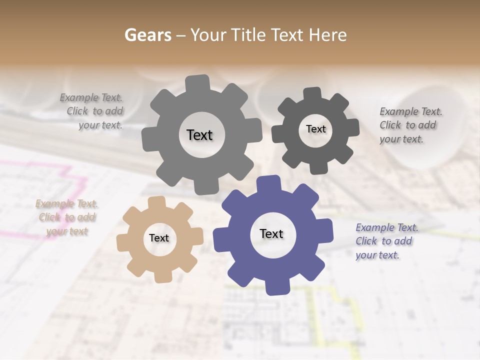 Architectural Document Paperwork PowerPoint Template