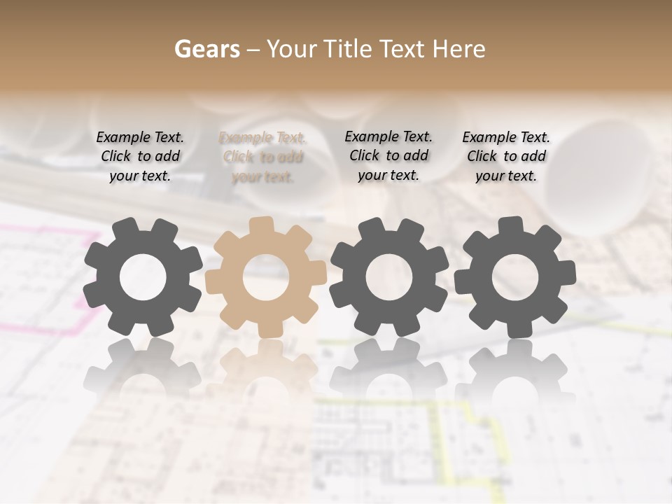 Architectural Document Paperwork PowerPoint Template