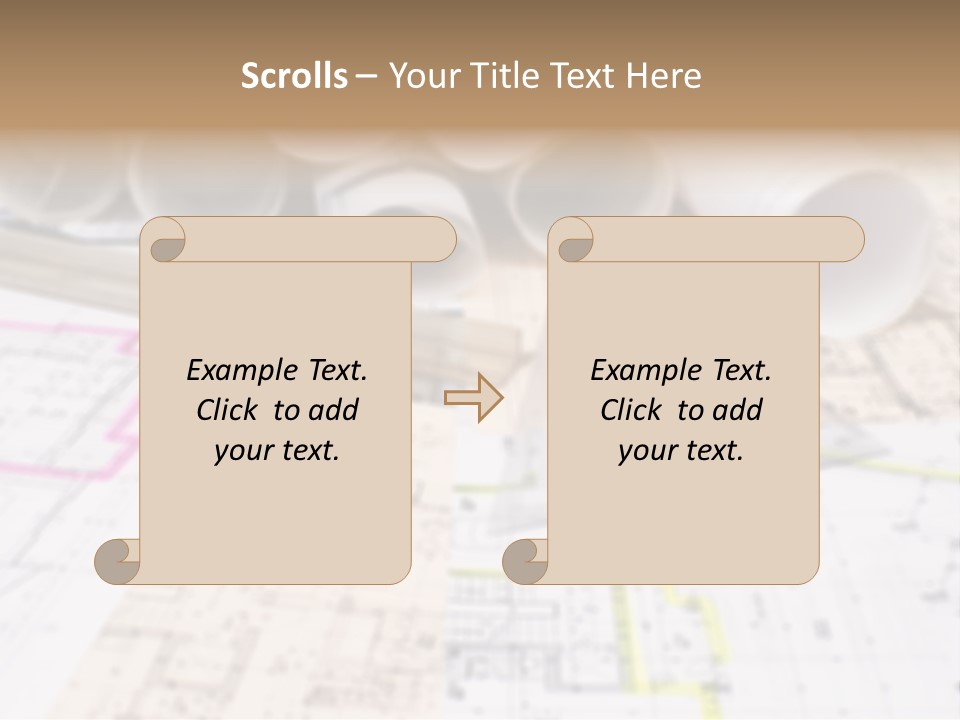 Architectural Document Paperwork PowerPoint Template