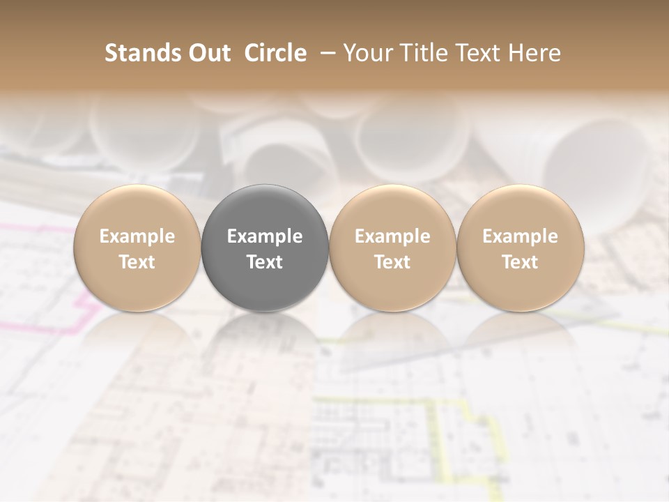 Architectural Document Paperwork PowerPoint Template