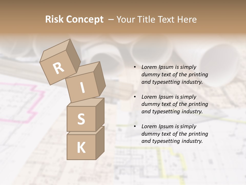 Architectural Document Paperwork PowerPoint Template