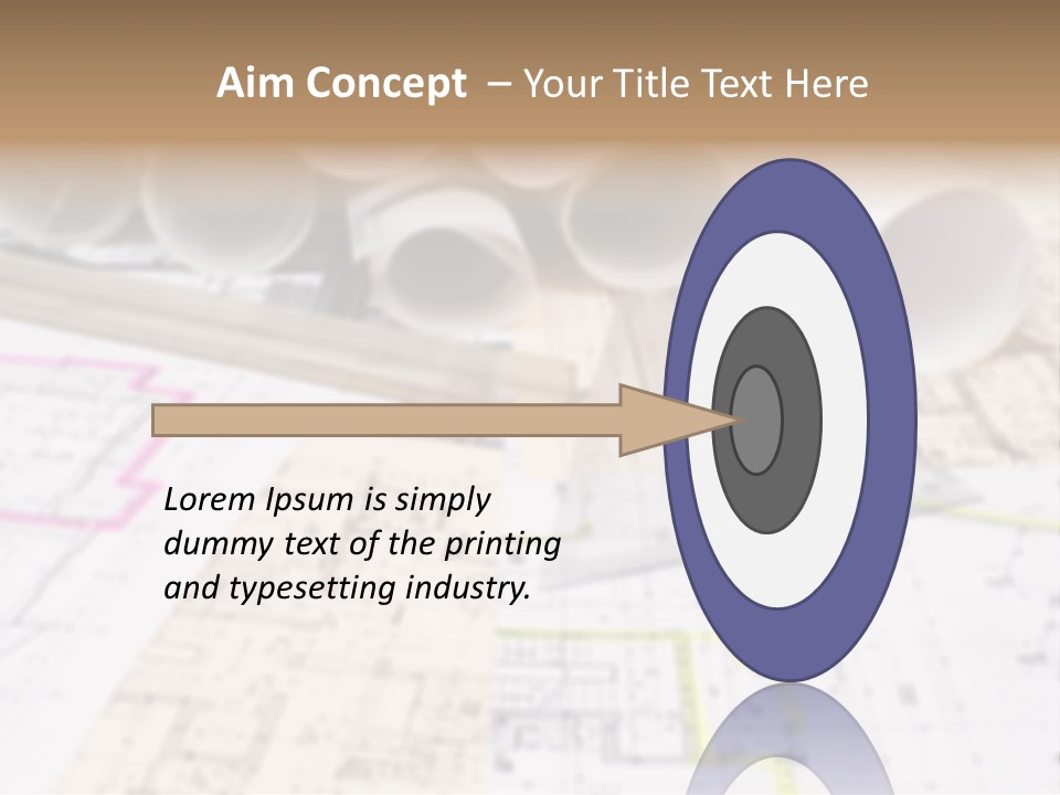 Architectural Document Paperwork PowerPoint Template