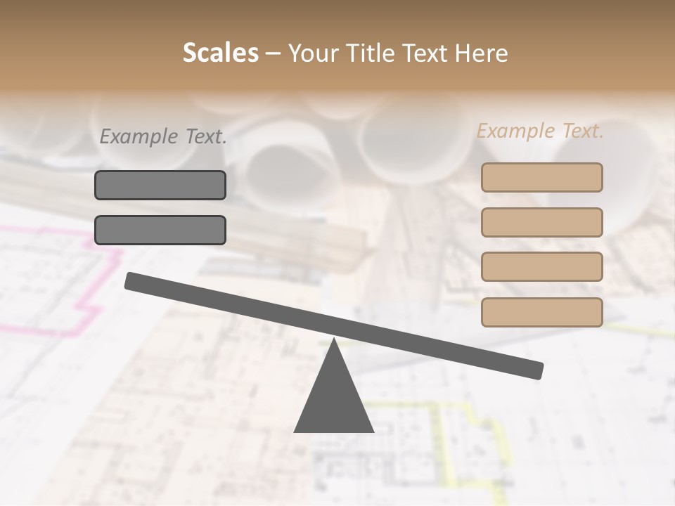 Architectural Document Paperwork PowerPoint Template