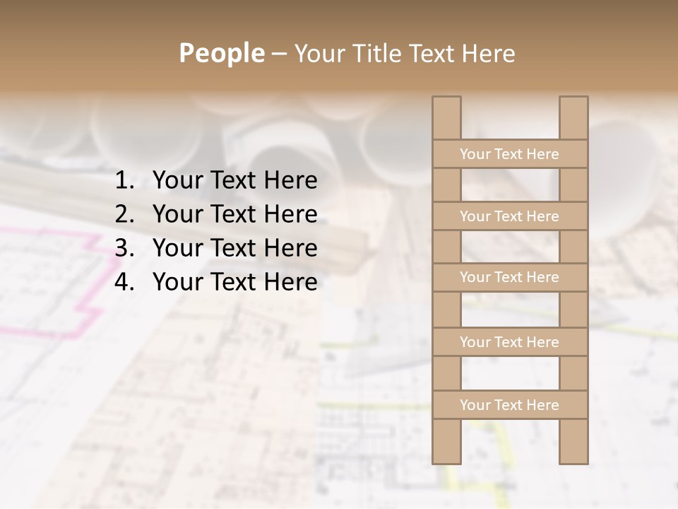 Architectural Document Paperwork PowerPoint Template