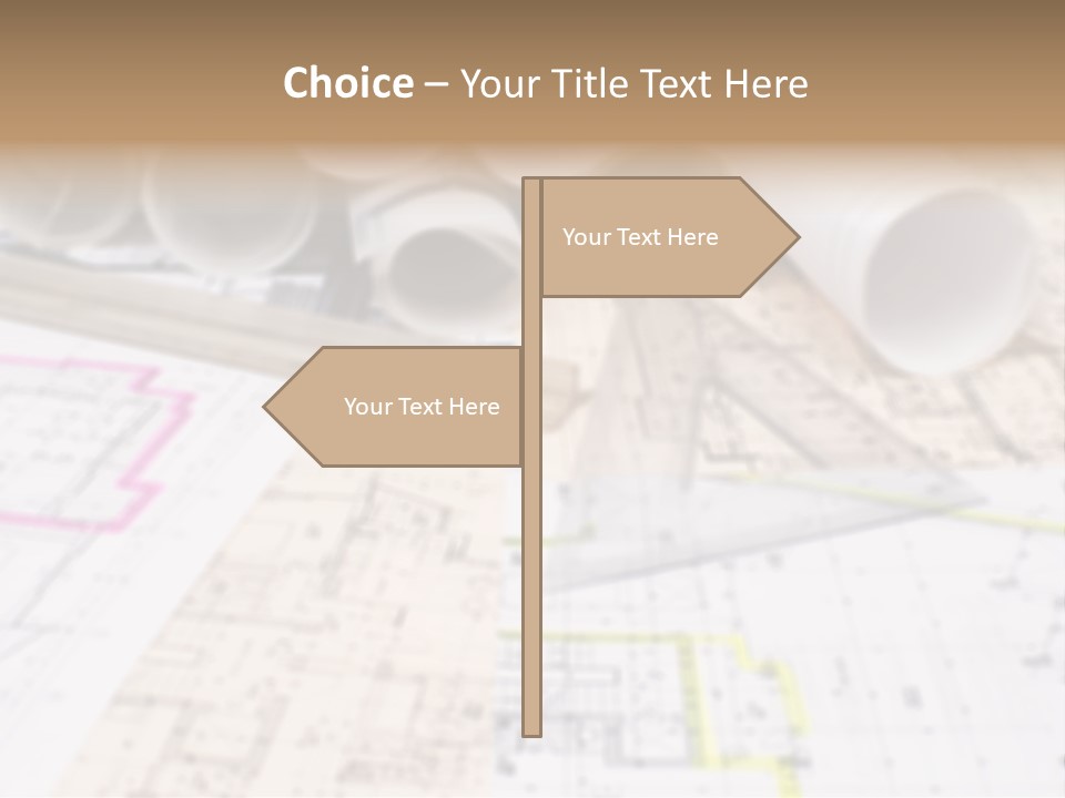 Architectural Document Paperwork PowerPoint Template
