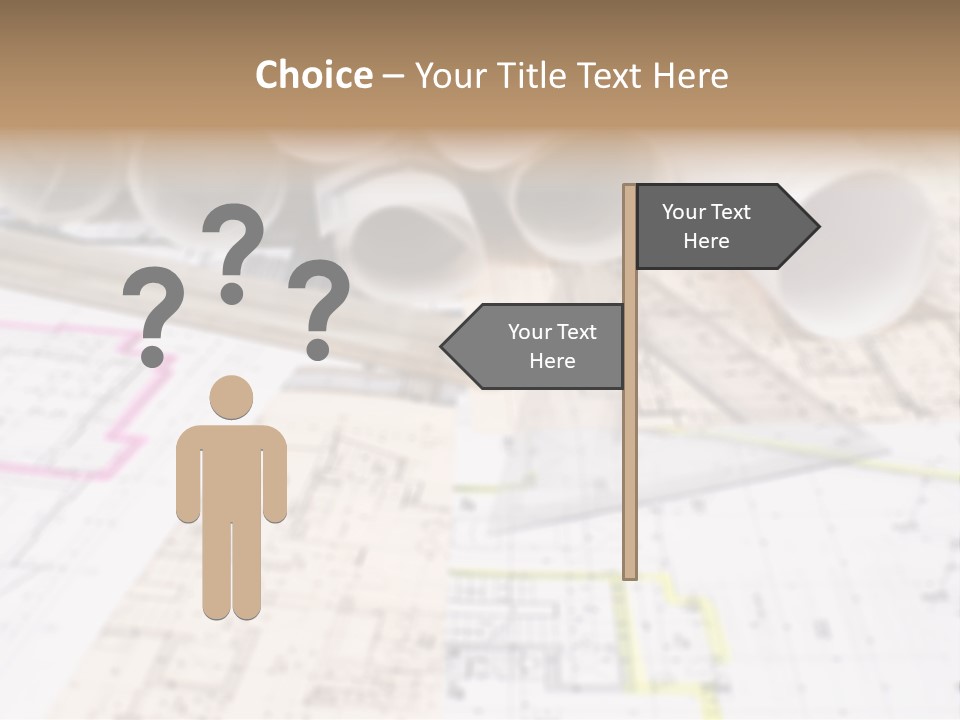 Architectural Document Paperwork PowerPoint Template