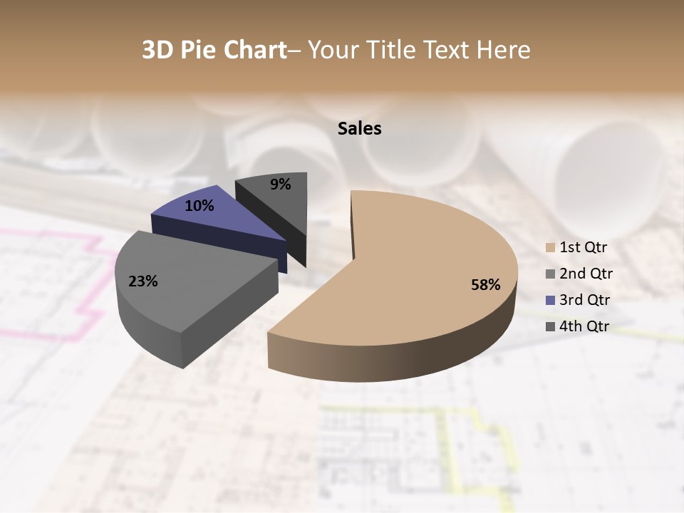 Architectural Document Paperwork PowerPoint Template
