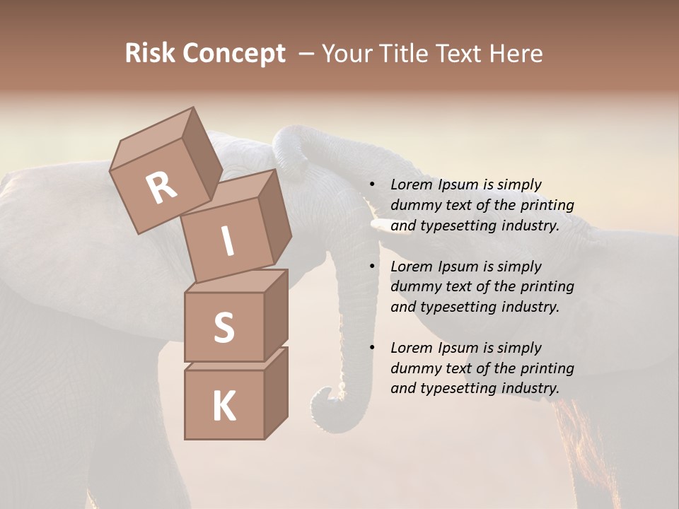 Animal Gentleness Gentle PowerPoint Template