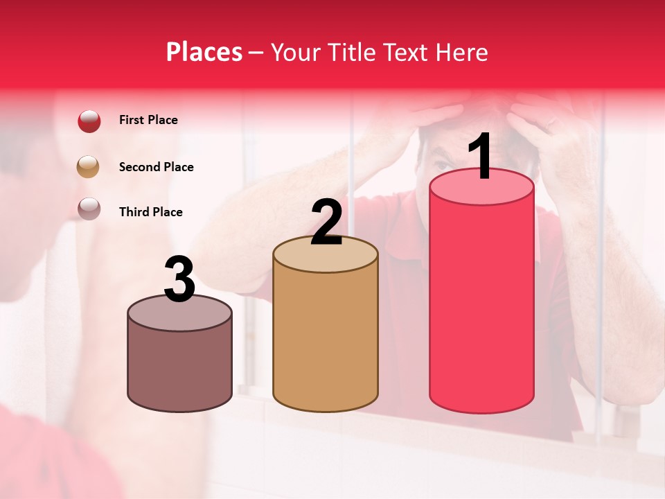 Follicle Vanity Person PowerPoint Template