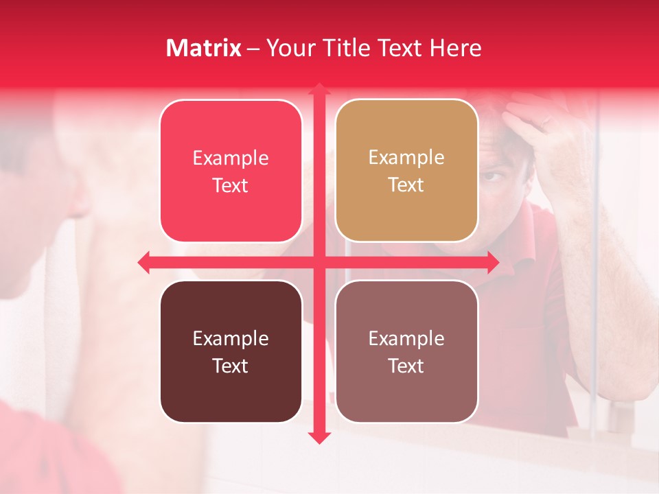 Follicle Vanity Person PowerPoint Template