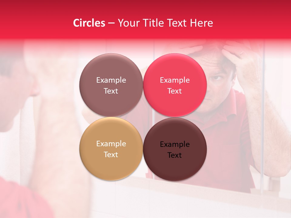 Follicle Vanity Person PowerPoint Template