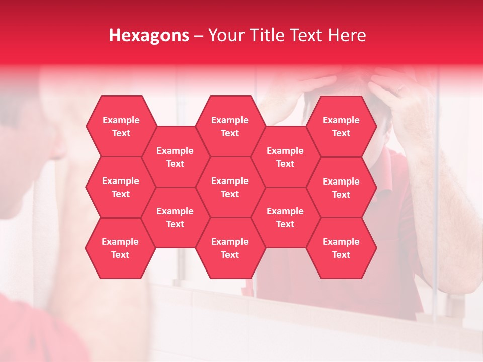 Follicle Vanity Person PowerPoint Template