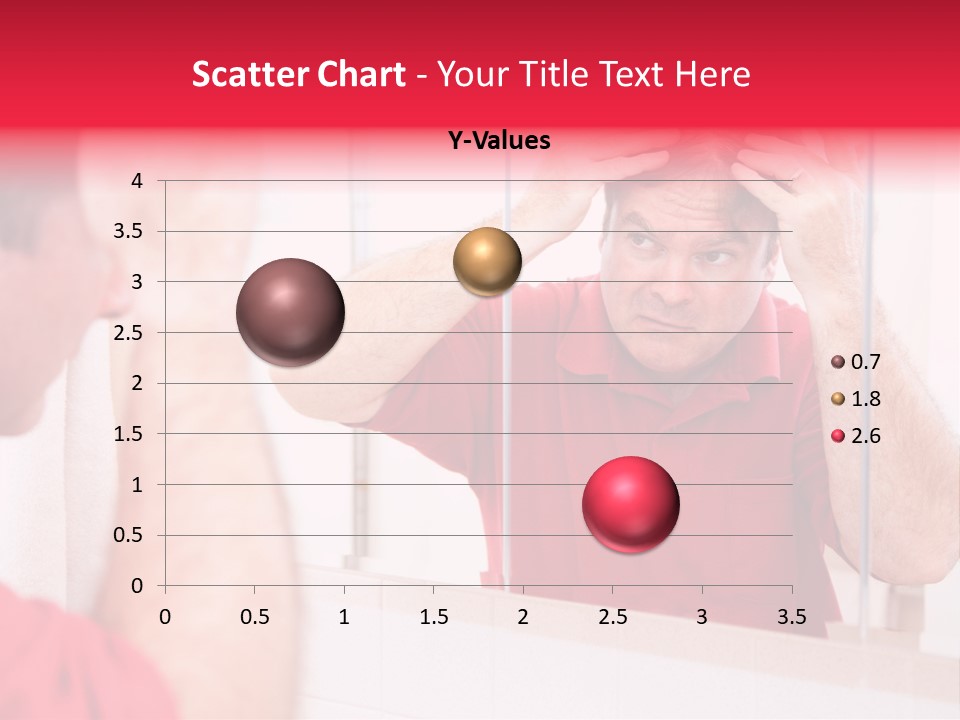 Follicle Vanity Person PowerPoint Template