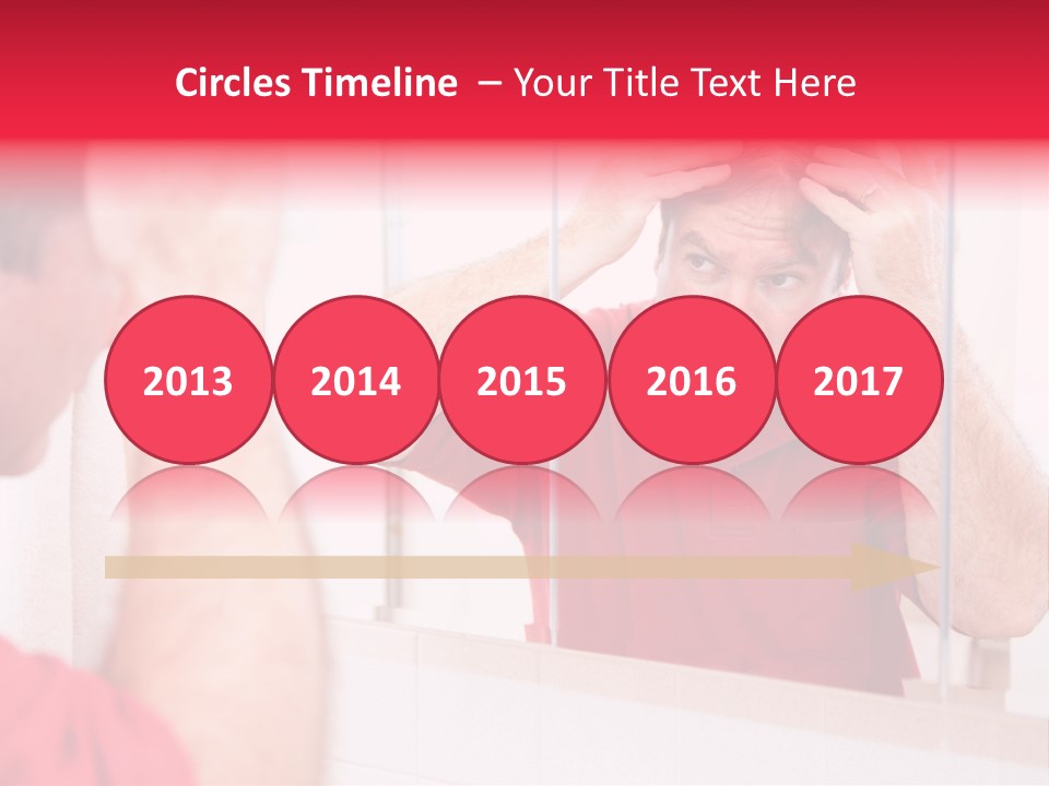 Follicle Vanity Person PowerPoint Template