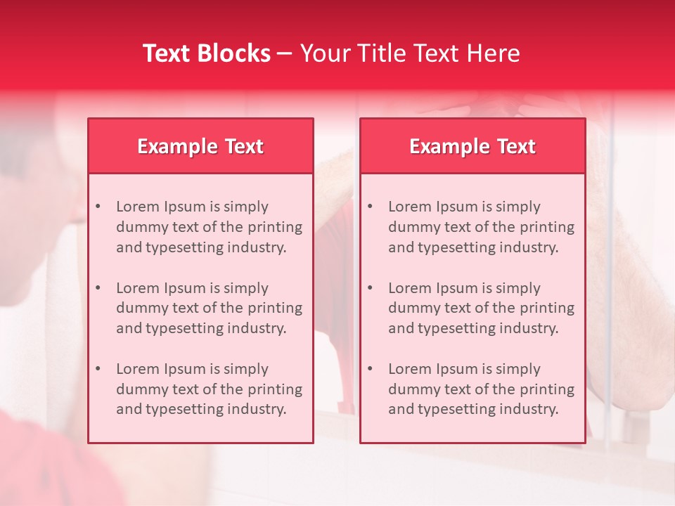 Follicle Vanity Person PowerPoint Template