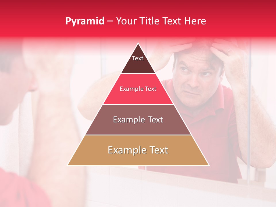 Follicle Vanity Person PowerPoint Template