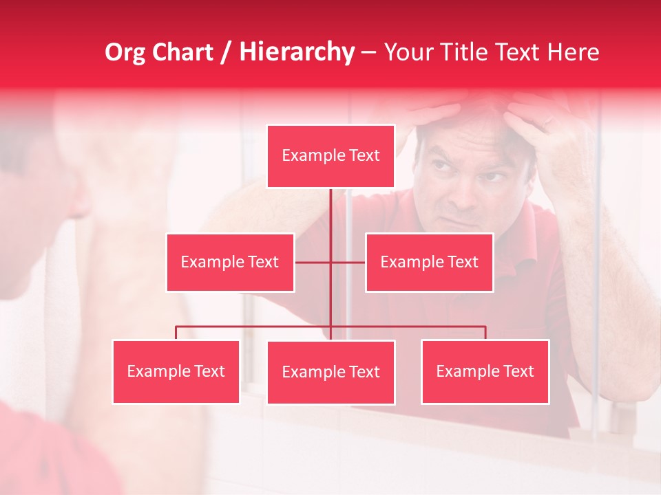 Follicle Vanity Person PowerPoint Template