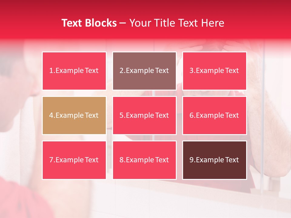 Follicle Vanity Person PowerPoint Template