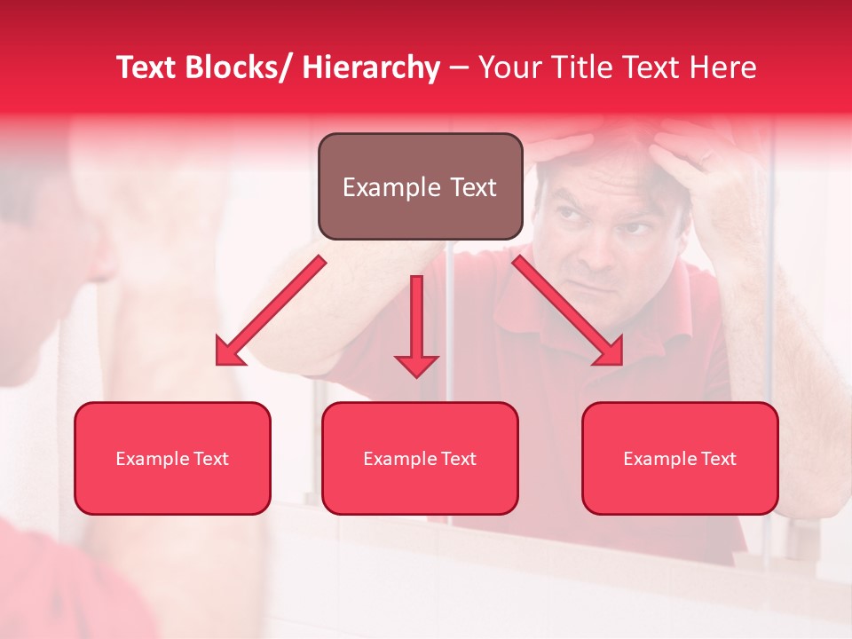 Follicle Vanity Person PowerPoint Template