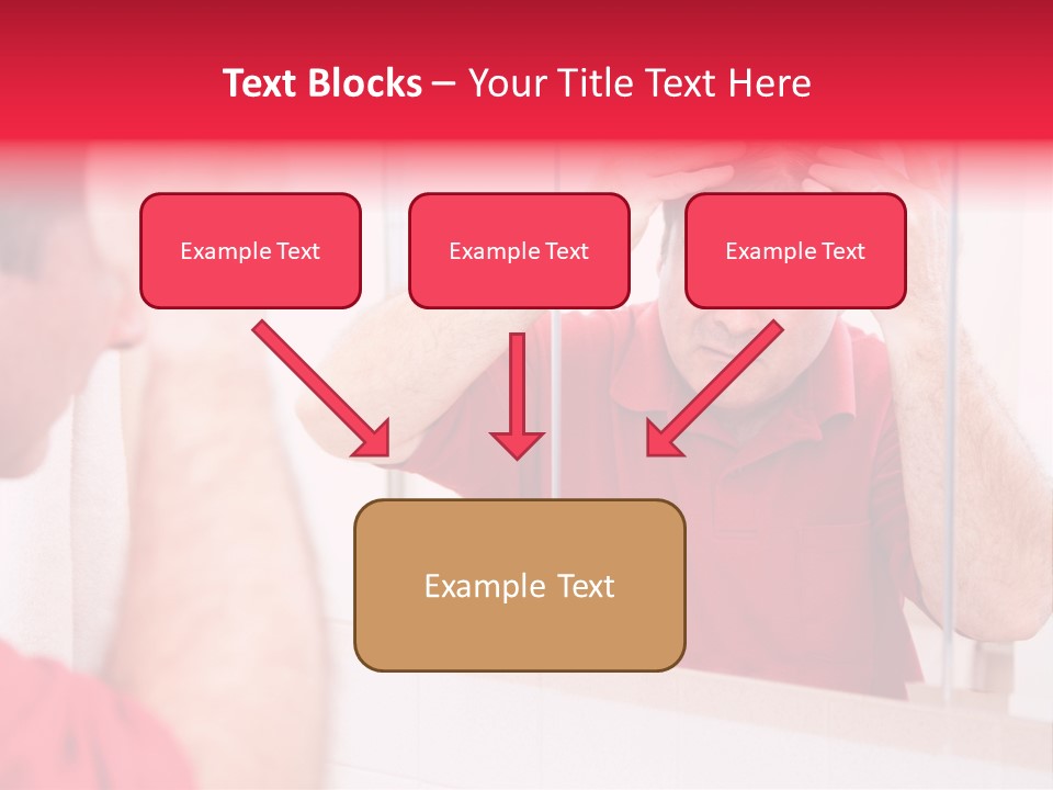 Follicle Vanity Person PowerPoint Template
