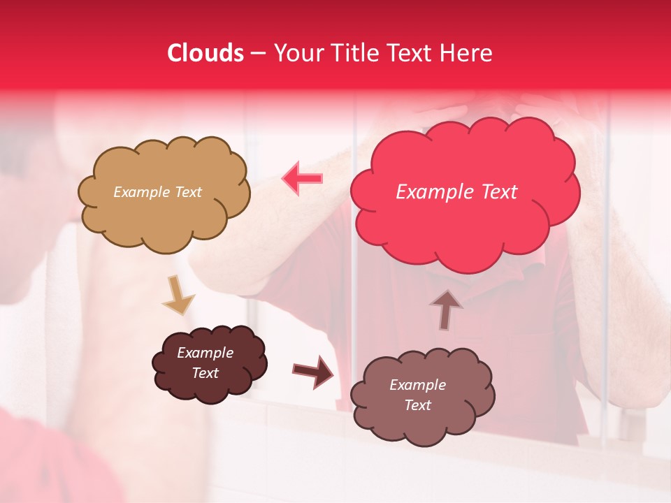 Follicle Vanity Person PowerPoint Template