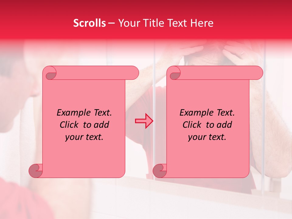 Follicle Vanity Person PowerPoint Template