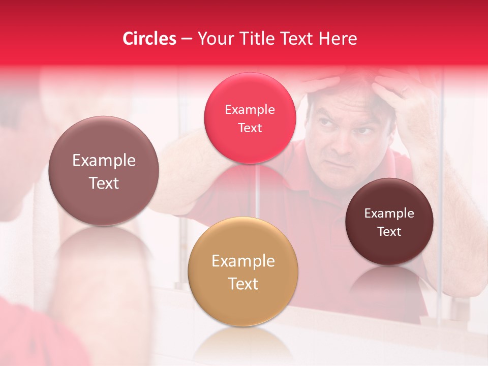 Follicle Vanity Person PowerPoint Template