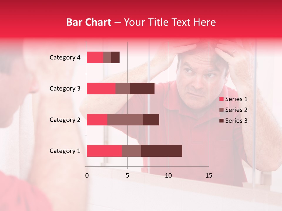 Follicle Vanity Person PowerPoint Template