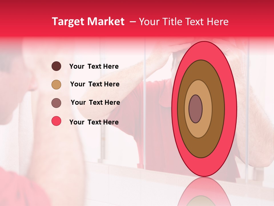 Follicle Vanity Person PowerPoint Template