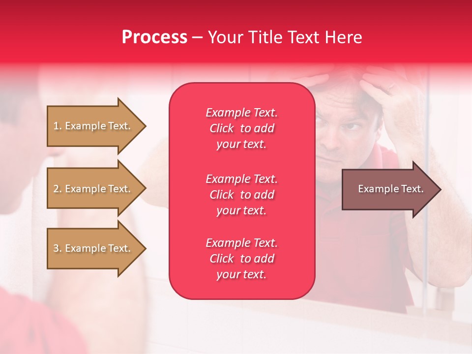 Follicle Vanity Person PowerPoint Template