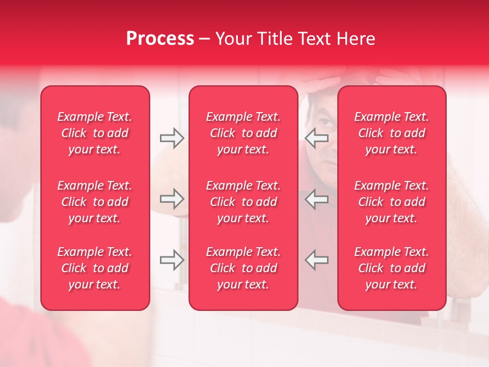 Follicle Vanity Person PowerPoint Template