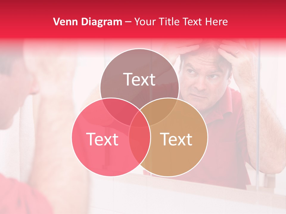 Follicle Vanity Person PowerPoint Template