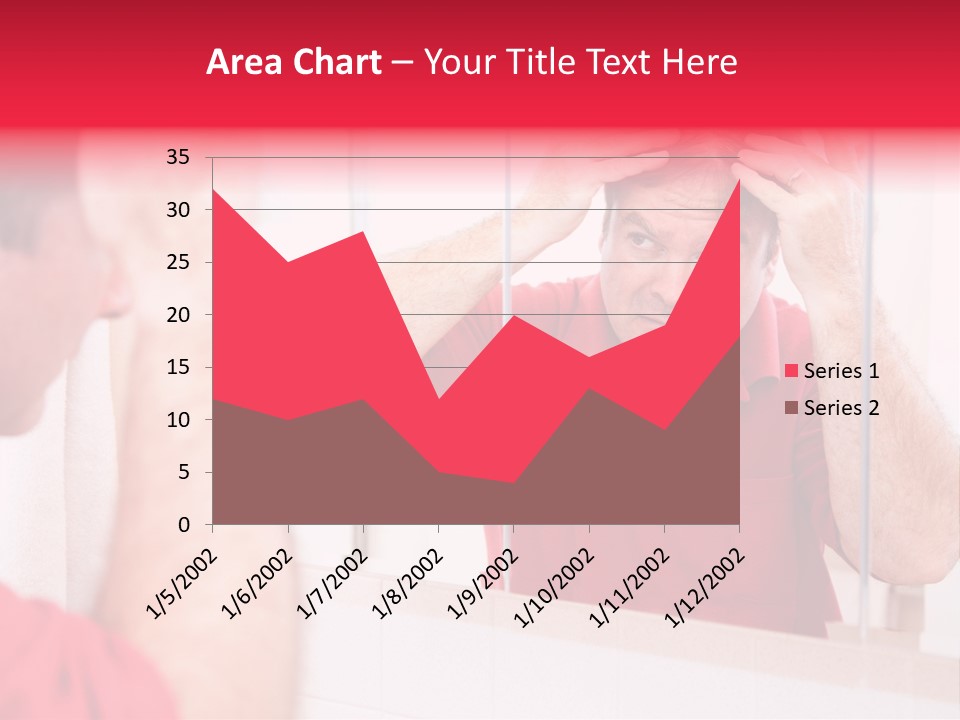 Follicle Vanity Person PowerPoint Template