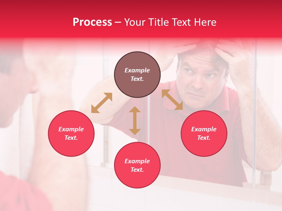 Follicle Vanity Person PowerPoint Template