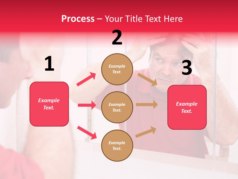 Follicle Vanity Person PowerPoint Template