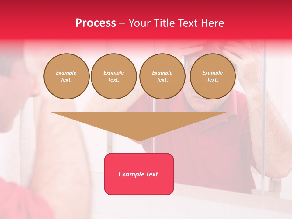 Follicle Vanity Person PowerPoint Template